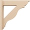Ekena Millwork 5 1/2-in W x 20-in D x 20-in H Funston Trad Rough Cedar Woodgrain TimberThane Outlooker, Primed Tan OUTUR055X20X20FST04RCPR - alternate 4